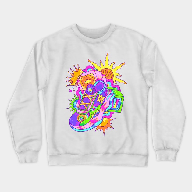 Sneaker Works - Another Sun Crewneck Sweatshirt by yoy vector